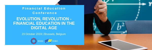 Bruselas, 23 de octubre: Conferencia Europea de Educación Financiera (WSBI-ESBG)