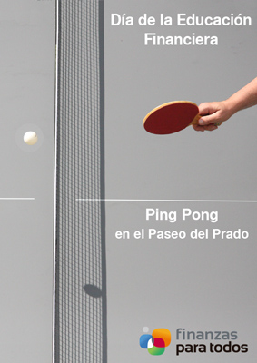 II Jornada del ping pong en la calle por el Día de la Educación Financiera