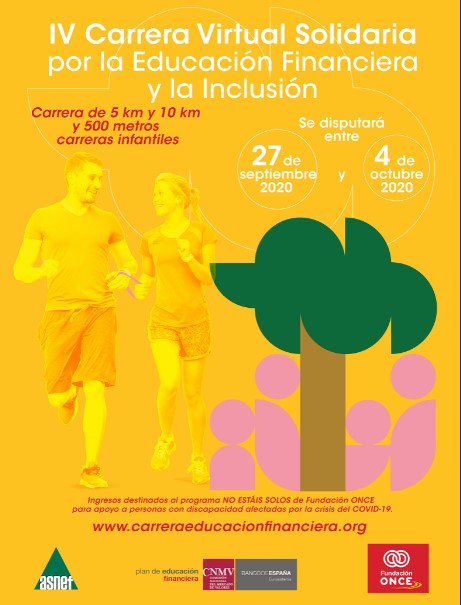 IV Carrera Solidaria por la educación financiera y la inclusión. Edición virtual
