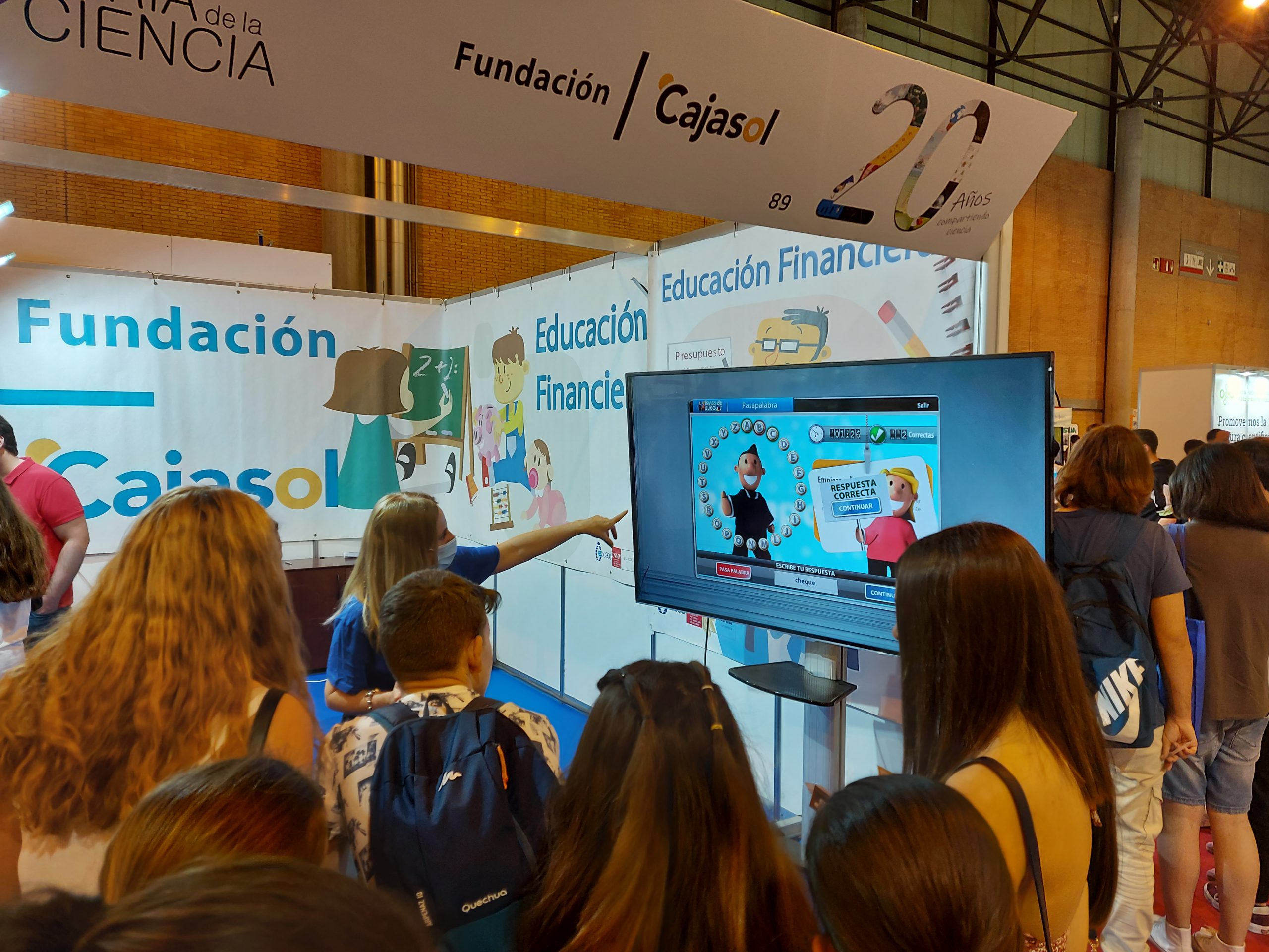 La Educación Financiera de la Fundación Cajasol no falta a la Feria de la Ciencia de Sevilla